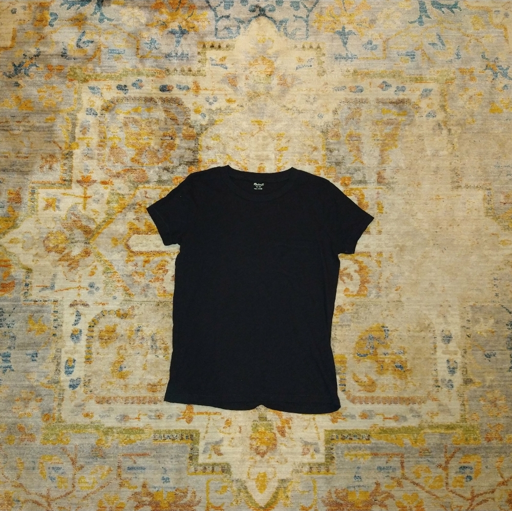 Madewell Basic Black Pocket Tee